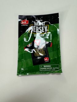 Jack in the box mini jersey keychain