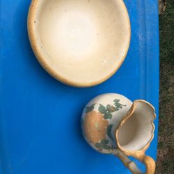 Wash Bowl and Pitcher