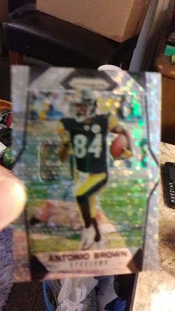 2017 antonio brown disco prizm card