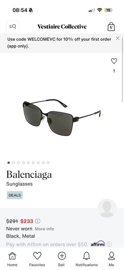 Sunglasses Baleciaga Silver Color
