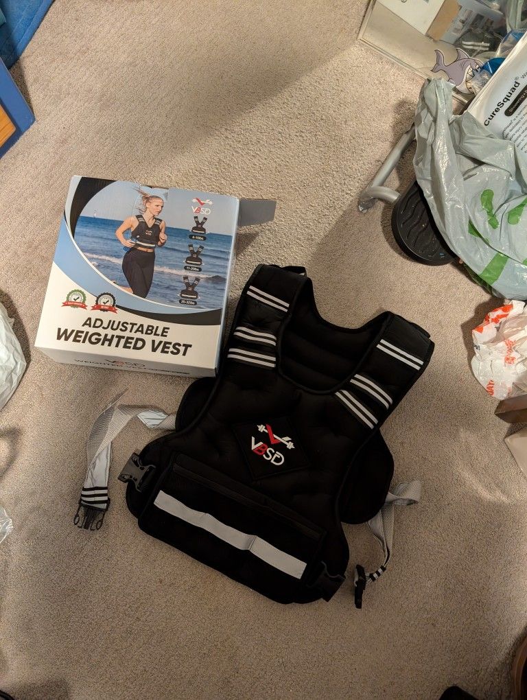 Brand New Adjustable Weighted Vest 11-20 lbs