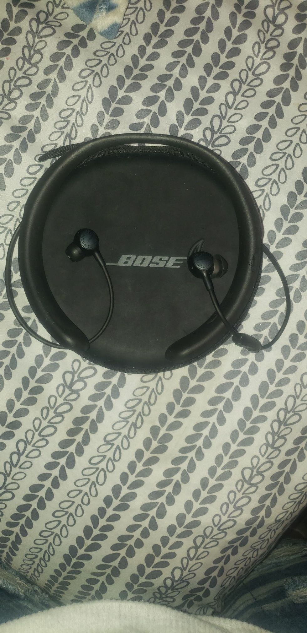 Bose cordless earbuds.