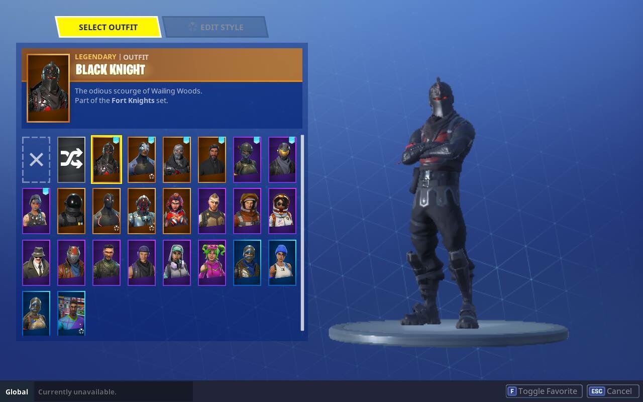 Fortnite Account Black Knight John Wick Omega + Extra Dances + Skins