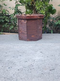 Wood planter