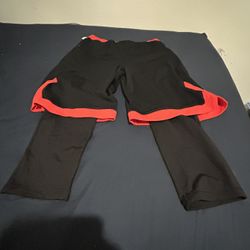 Jordan 2-in-1 Basketball Shorts – Black & Red (New with Tags!)