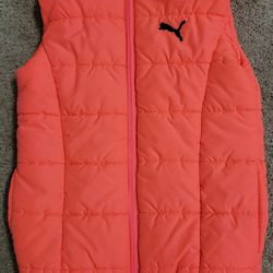 Childrens Unisex Puma Puffy Vest Size S 7/8