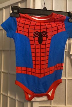 Spider-Man onesie size 3-6 months