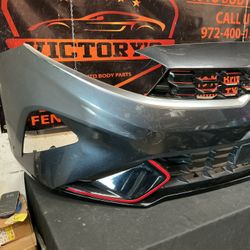 KIA FORTE gt 2022-2024 FRONT BUMPER with GRILLES OEM