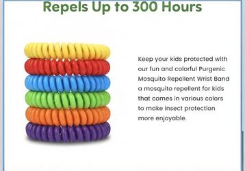 Bye Bye Bugs All Natural Insect Repellent Wrist Band