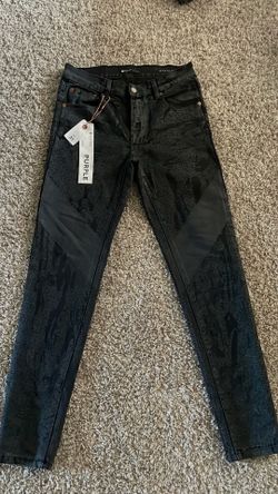 Purple jeans