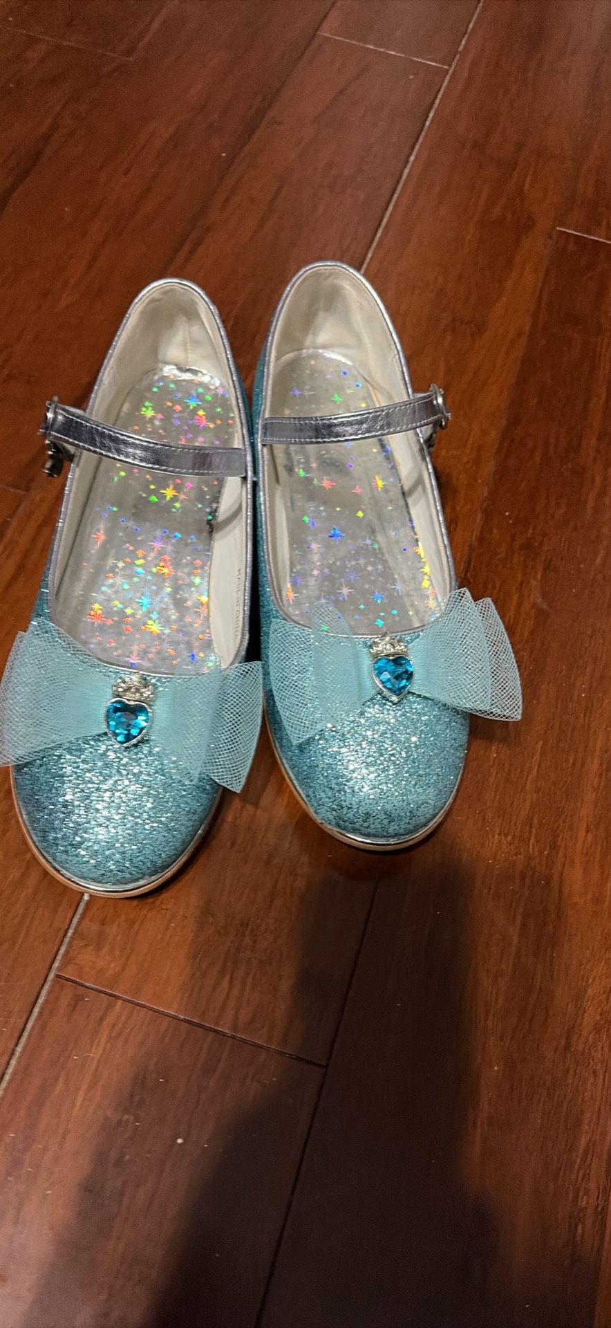 Girls Princess Party Shoes Children's Glitter High Heel Shoes Girls Sandal