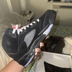 Brand New Air Jordan 5 Black Metallic Reimagined Size 7