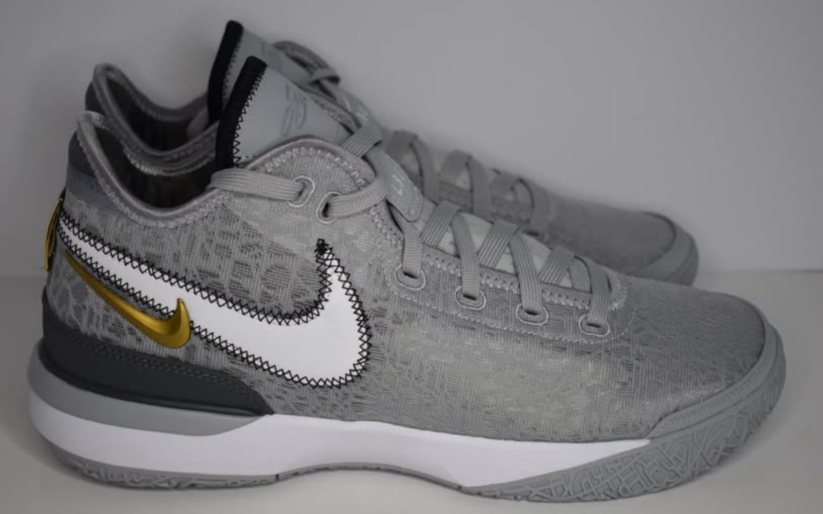 Nike Lebron NXXT Gen "Wolf Grey Metallic Gold"