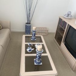 Whitewashed Coffee & Accent Tables