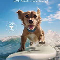 4200FT Dog Training Collar with Remote, IPX8 Waterproof Electric Collar with 4 Training Modes, Security Lock, Rechargeable e-Collar for All Breeds, Si