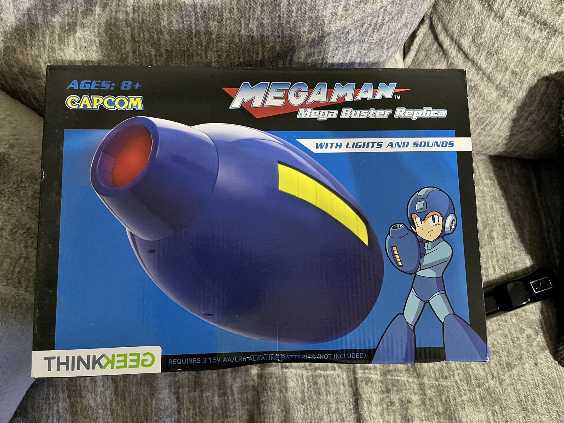ThinkGeek Capcom Mega Man Mega Buster Replica w/ Lights & Sounds