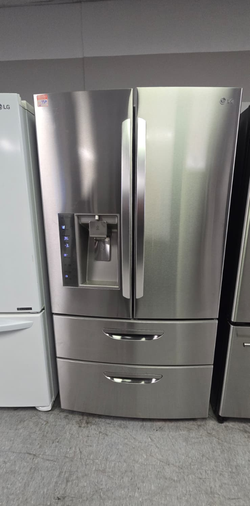 LG 4‑Door French Door Fridge – Stainless, Ice & Water
