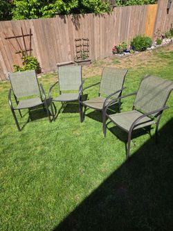 Patio chairs - 4