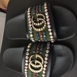 Double Logo Guc Sandals