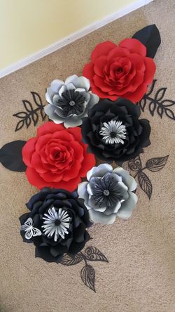 Paper flower decoration