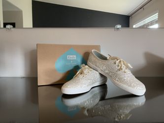 Keds x Kate Spade White Glitter