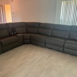 Leather Couch 
