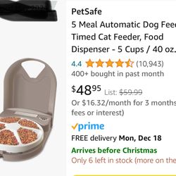 Pet Safe 5 Day Feeder