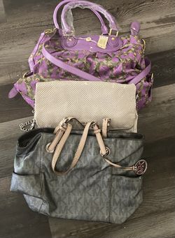 Lot / Bundle Of Purses Mk, Armani Exchange And More All For 25$