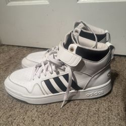 Adidas Originals high-top white and black trainers Size 12