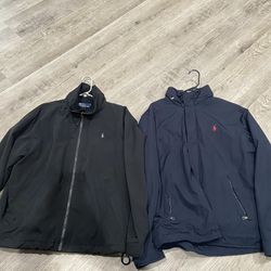 Vintage Ralph Lauren Polo Windbreakers Size Medium and Large