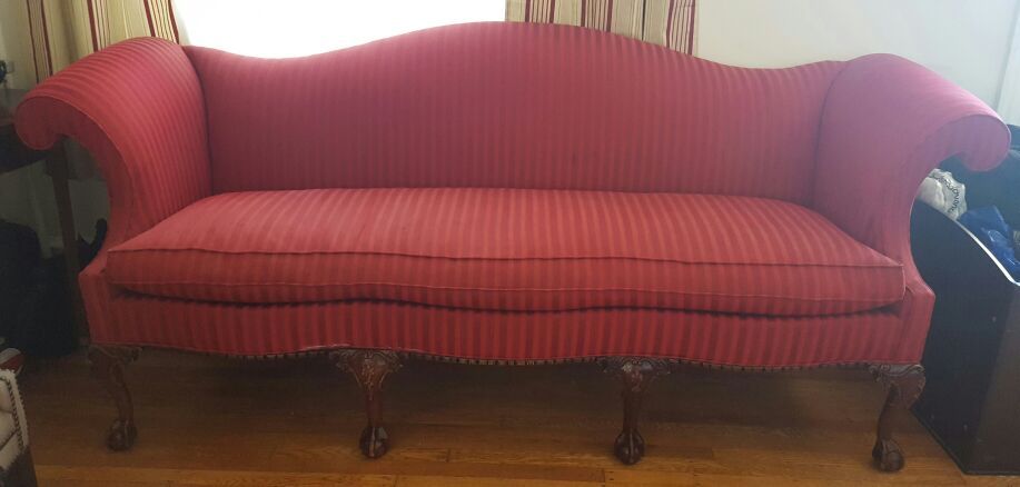Southwood Connoisseur Chippendale Style Camelback Sofa