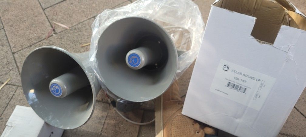 ATLAS SOUND LP GA-15T Utility Speaker/Horn