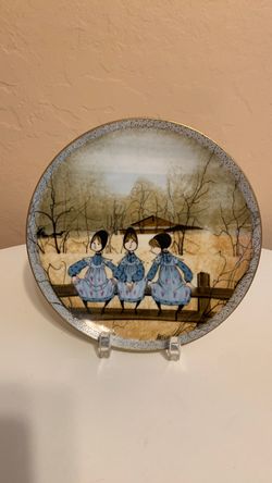 Vintage Collector Plate “Waiting for Tom” by P. Buckley Miss