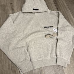 Pacsun Tagged Essentials Hoodie Light Oatmeal 