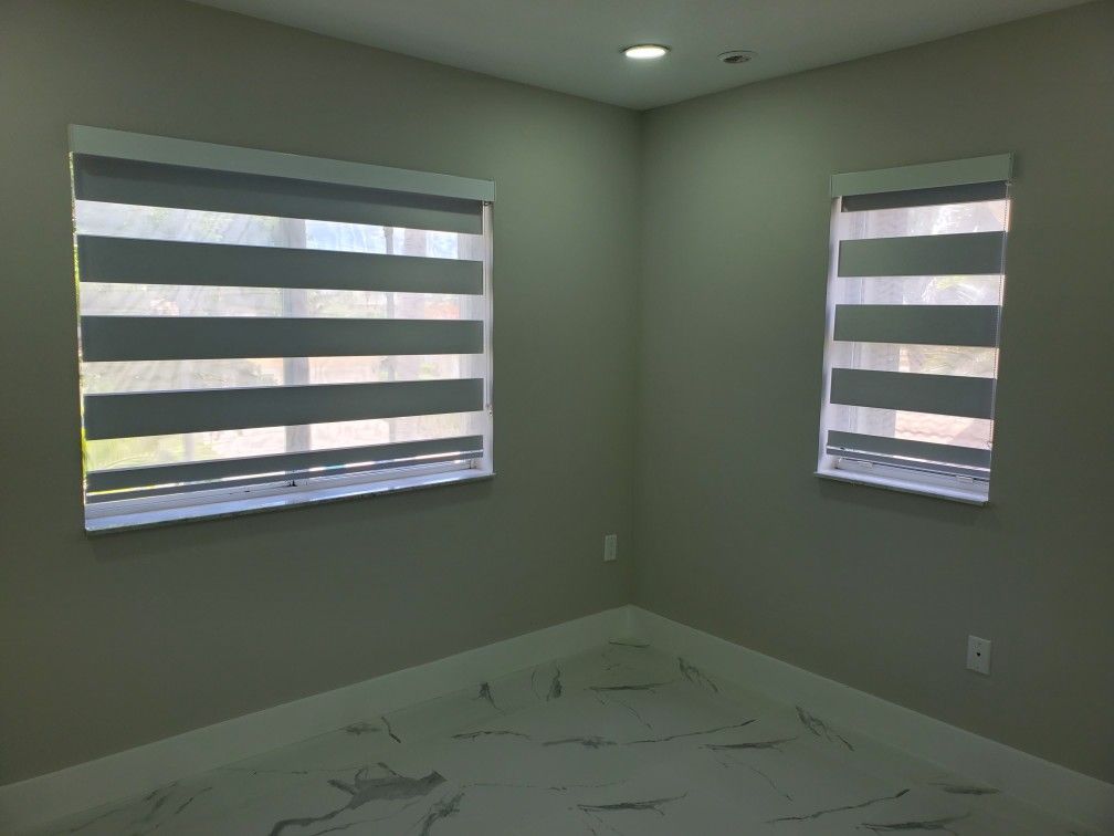 Cortinas Y Persianas Zebra Shades Light Filtering Or Dimout Collection