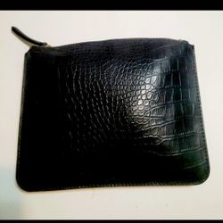 Black Leather Bag For Women's