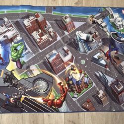 Kids Avengers Play Mat