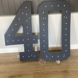 40 Birthday Marquee 