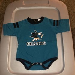 San Jose Sharks Onesie 0/3 months