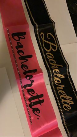 Bachelorette Sashes
