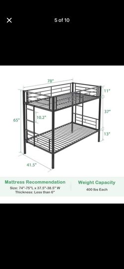 Brand New Twin Bunk Bed