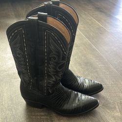Dan post Teju lizard cowboy boots
