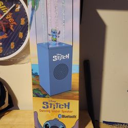 Disney Stitch Dancing Water Speaker, Bluetooth Portable Speaker