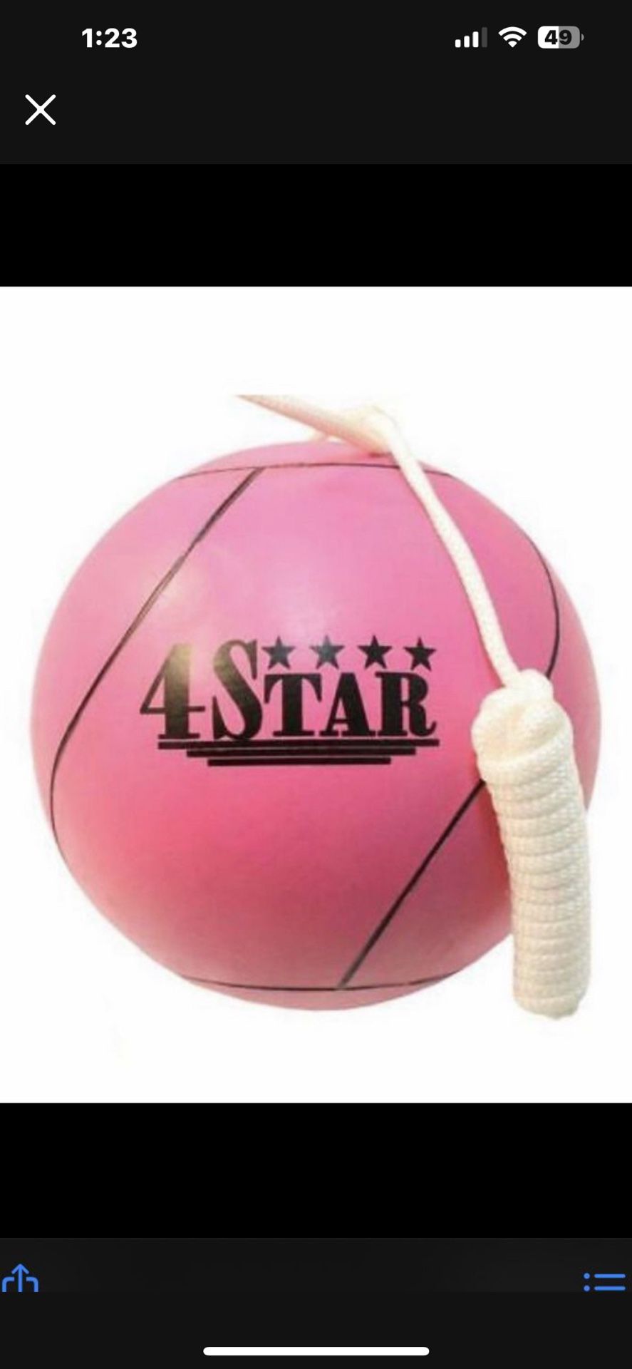 12 Dollars New Tether Ball Toy