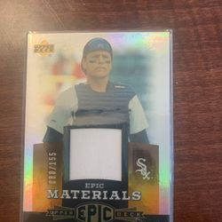 Carlton Fisk Patch Card 