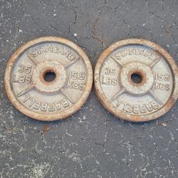 35lb weight plates
