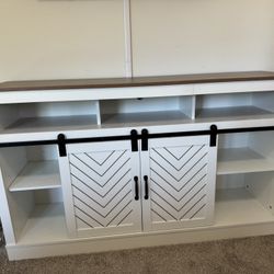 Farmhouse TV Stand Media Center