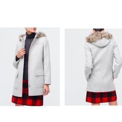 J. Crew Heather Grey Vail Parka Size 18