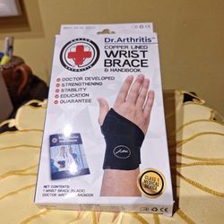 Dr. Arthritis Copper Lined Wrist Brace
