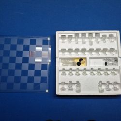 Classic Frosted Glass Chess Set